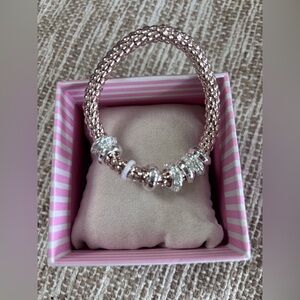 House of Harlow 1960 Pink and Silver Bracelet